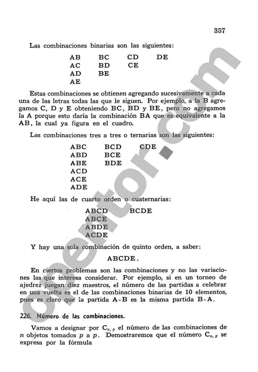 Álgebra de Mancil 2 - Página 357