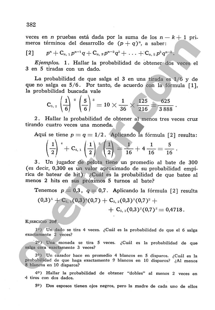 Álgebra de Mancil 2 - Página 382