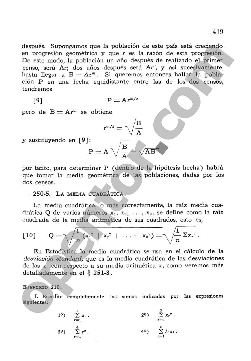 Álgebra de Mancil 2 - Página 419