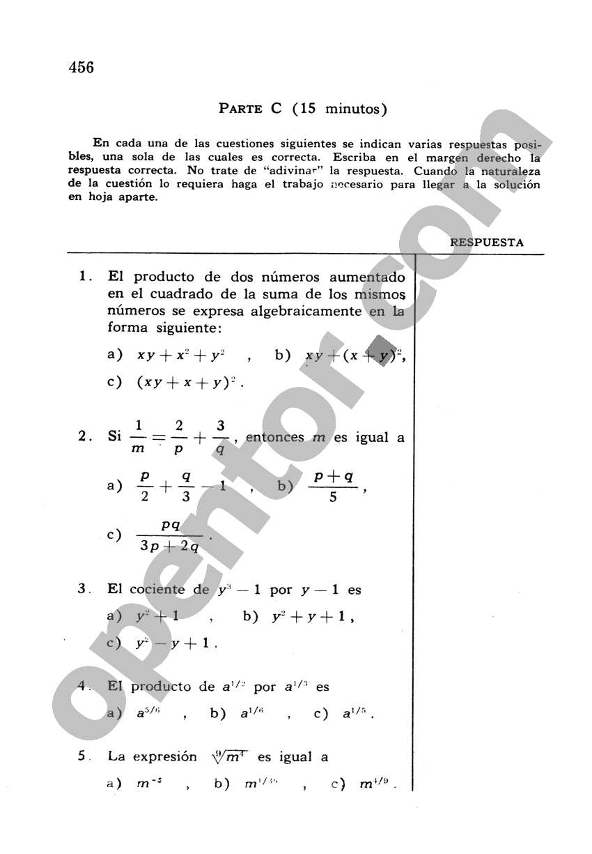 Álgebra de Mancil 2 - Página 456