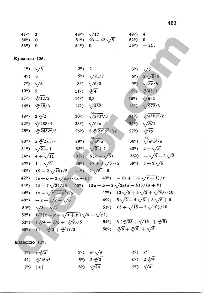 Álgebra de Mancil 2 - Página 469