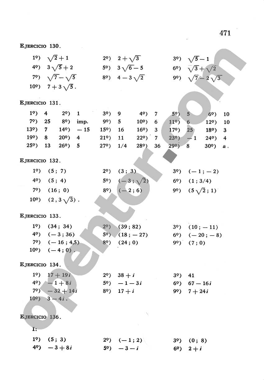 Álgebra de Mancil 2 - Página 471