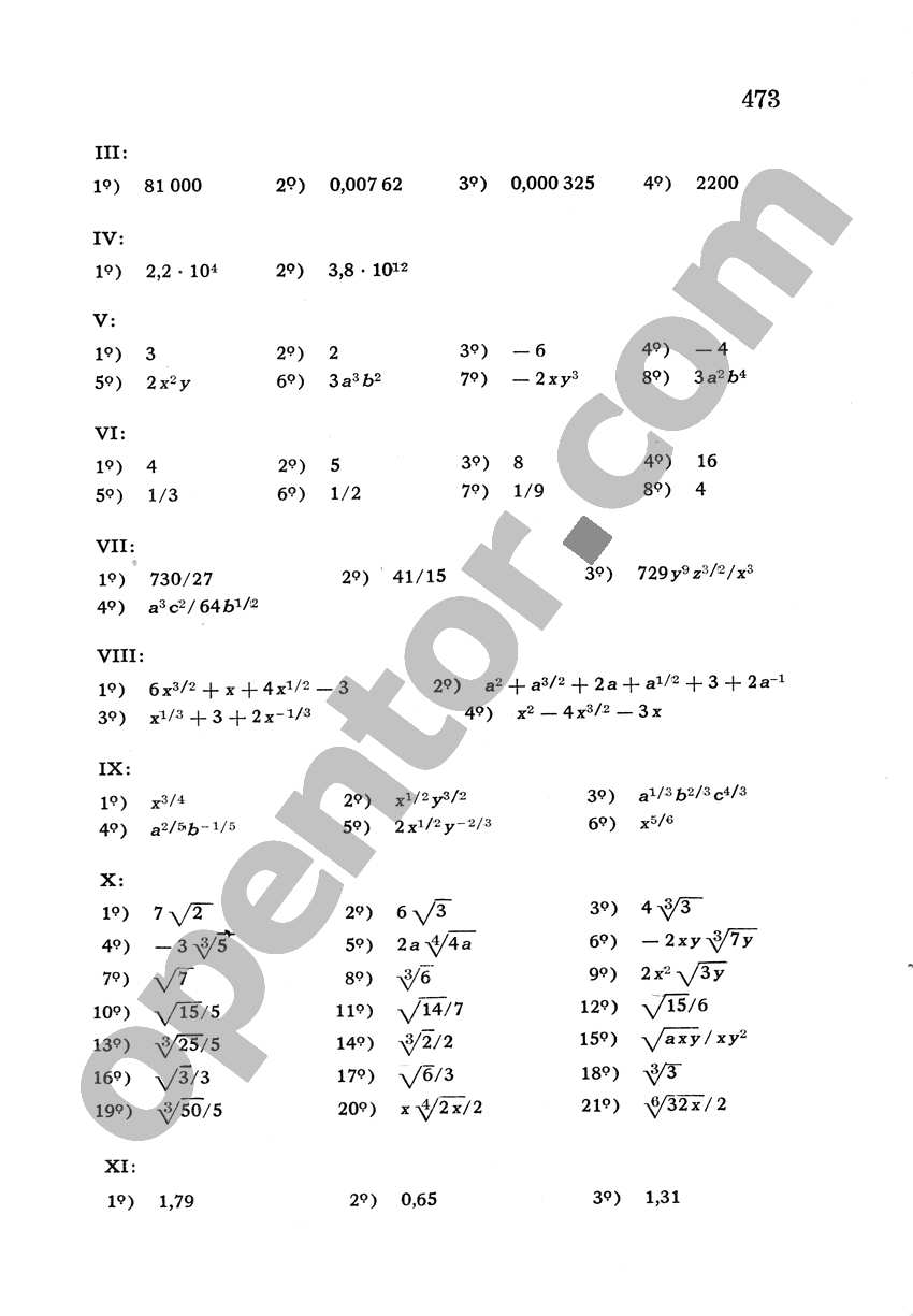 Álgebra de Mancil 2 - Página 473