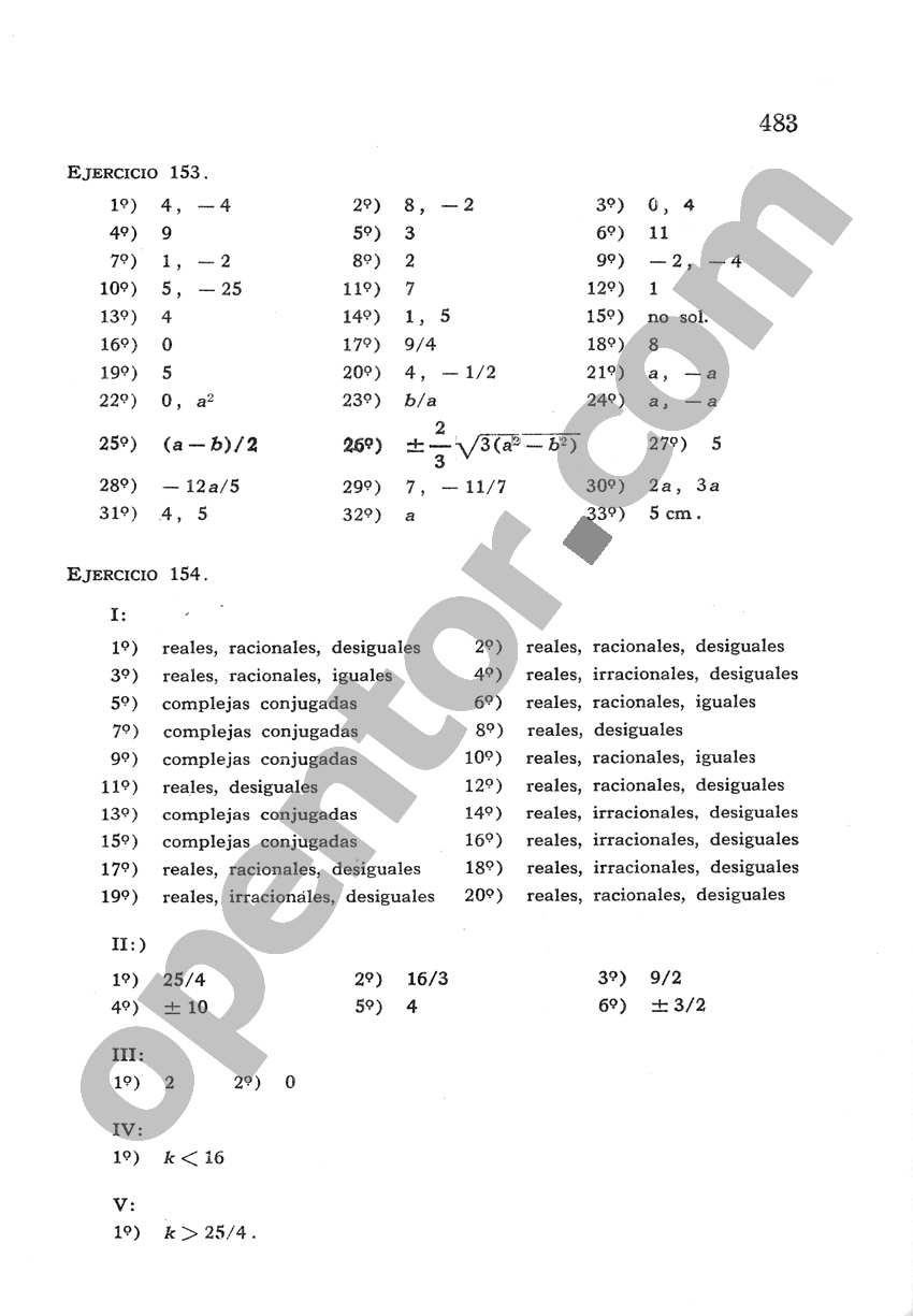 Álgebra de Mancil 2 - Página 483