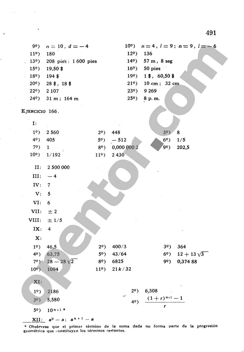 Álgebra de Mancil 2 - Página 491