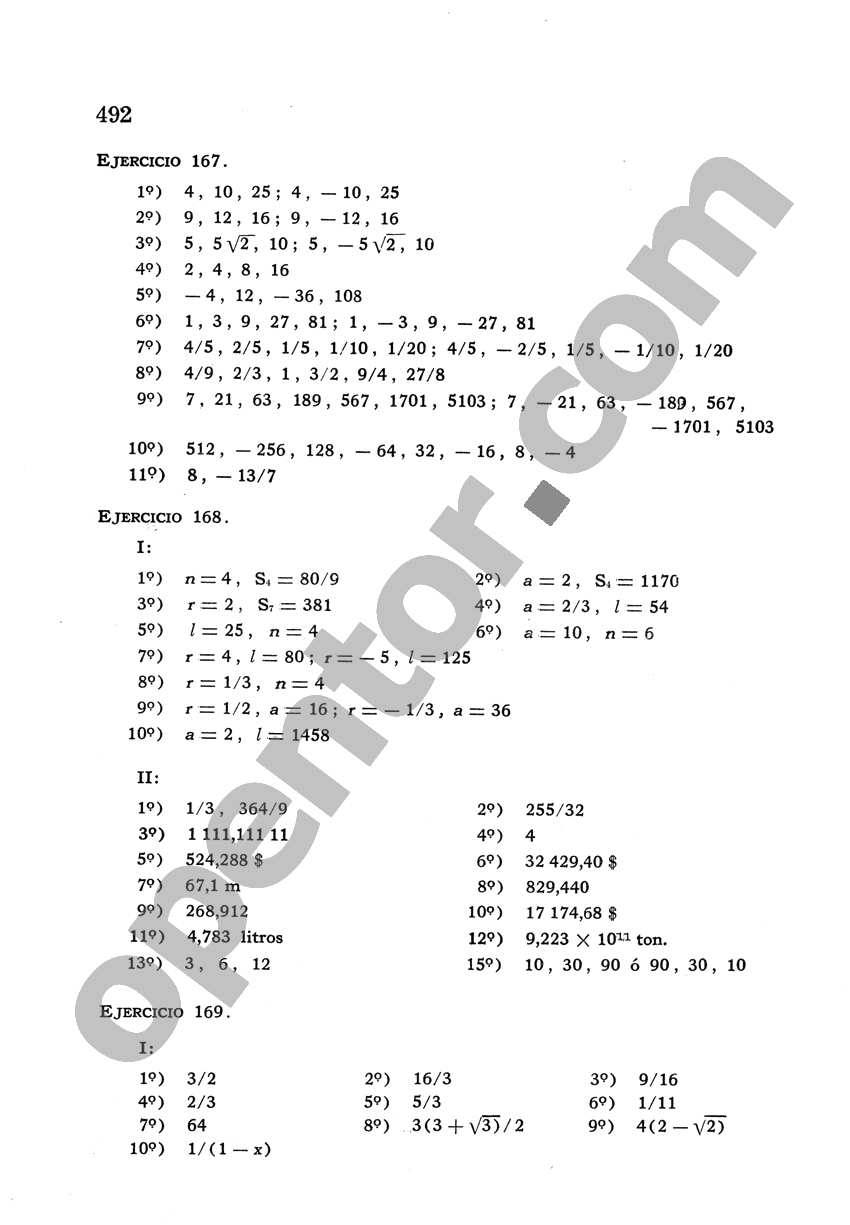 Álgebra de Mancil 2 - Página 492