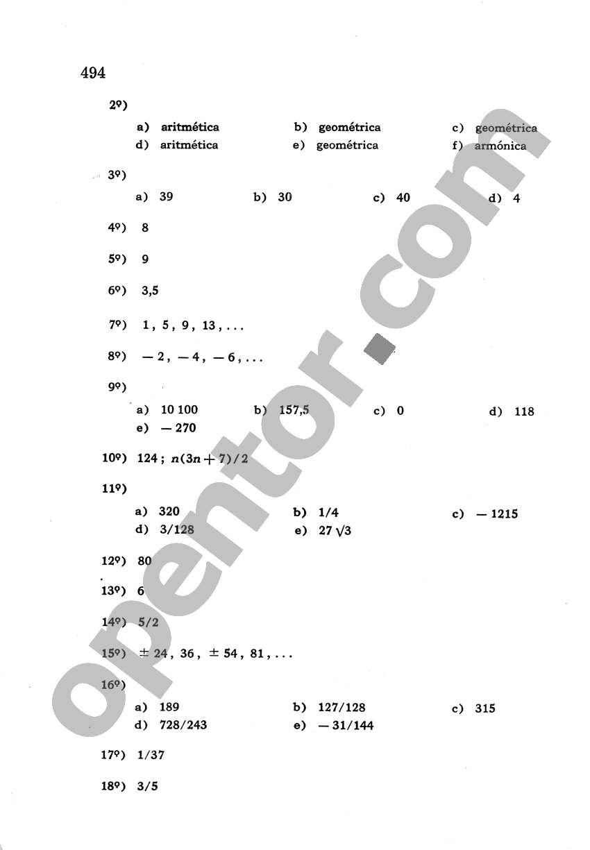 Álgebra de Mancil 2 - Página 494