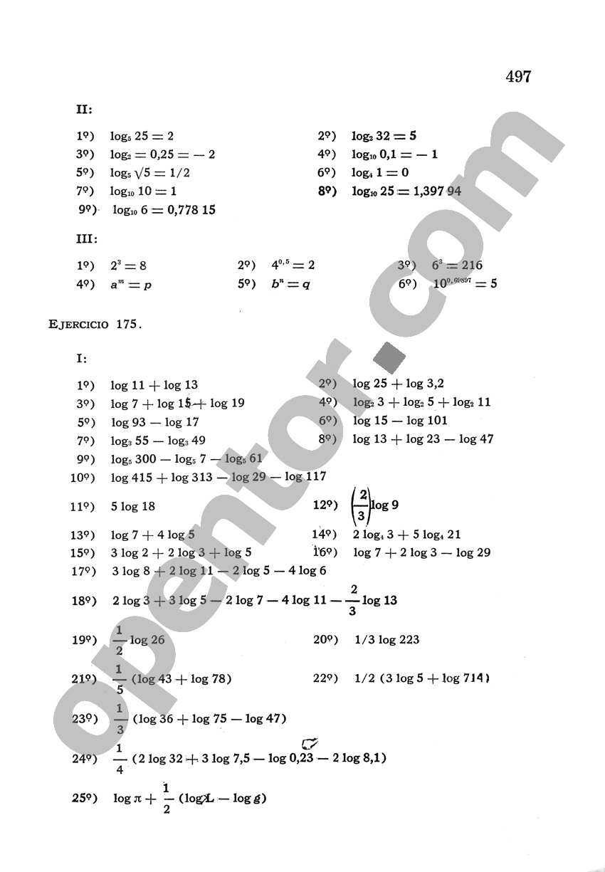 Álgebra de Mancil 2 - Página 497