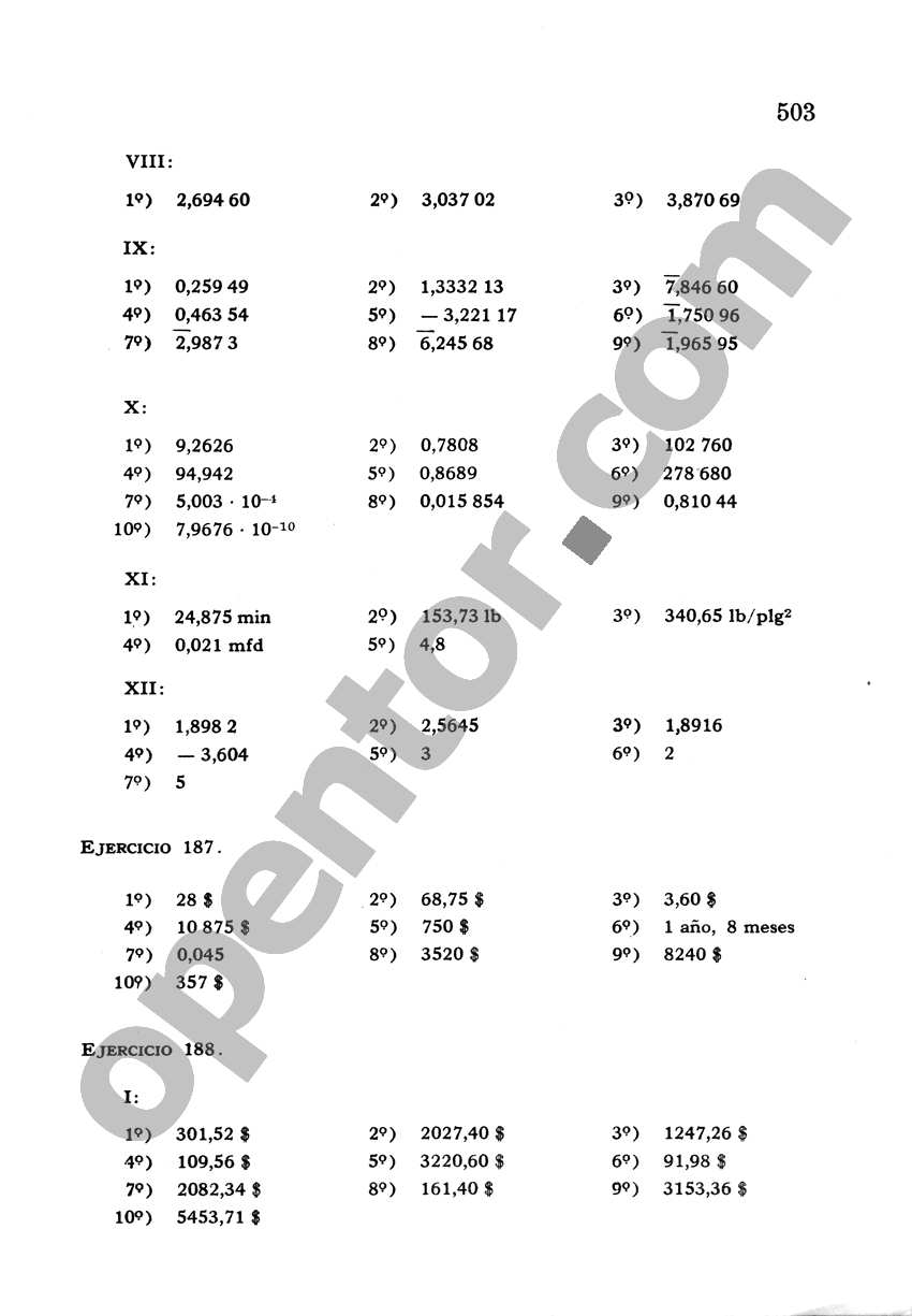 Álgebra de Mancil 2 - Página 503