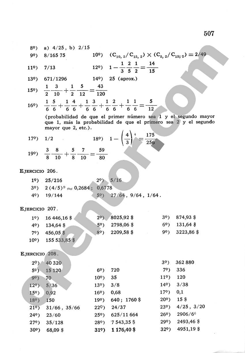 Álgebra de Mancil 2 - Página 507