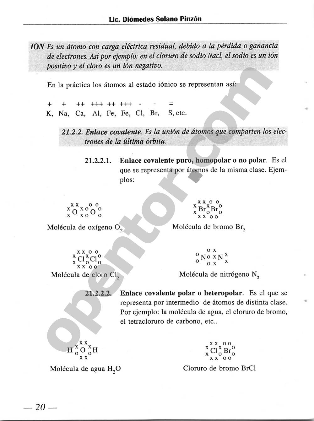 Química Simplificada de Diómedes Solano - Página 20