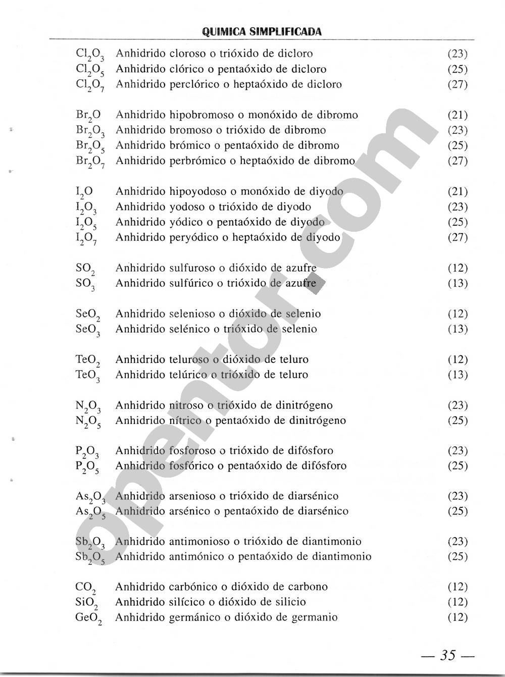 Química Simplificada de Diómedes Solano - Página 35