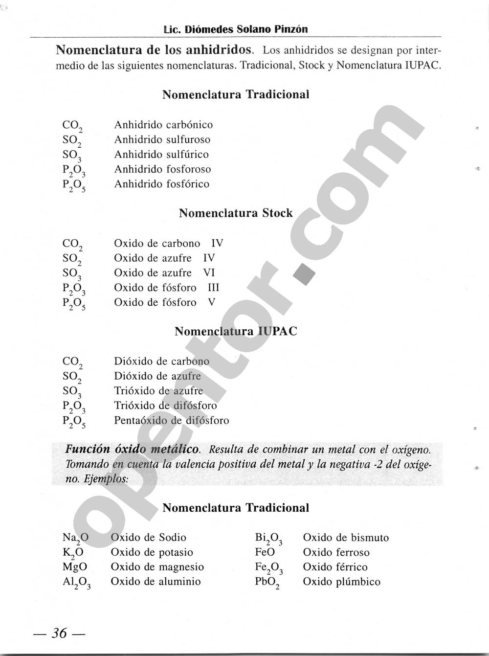 Química Simplificada de Diómedes Solano - Página 36