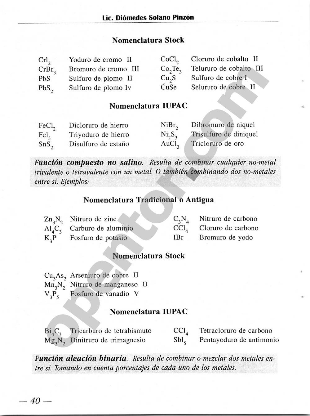 Química Simplificada de Diómedes Solano - Página 40