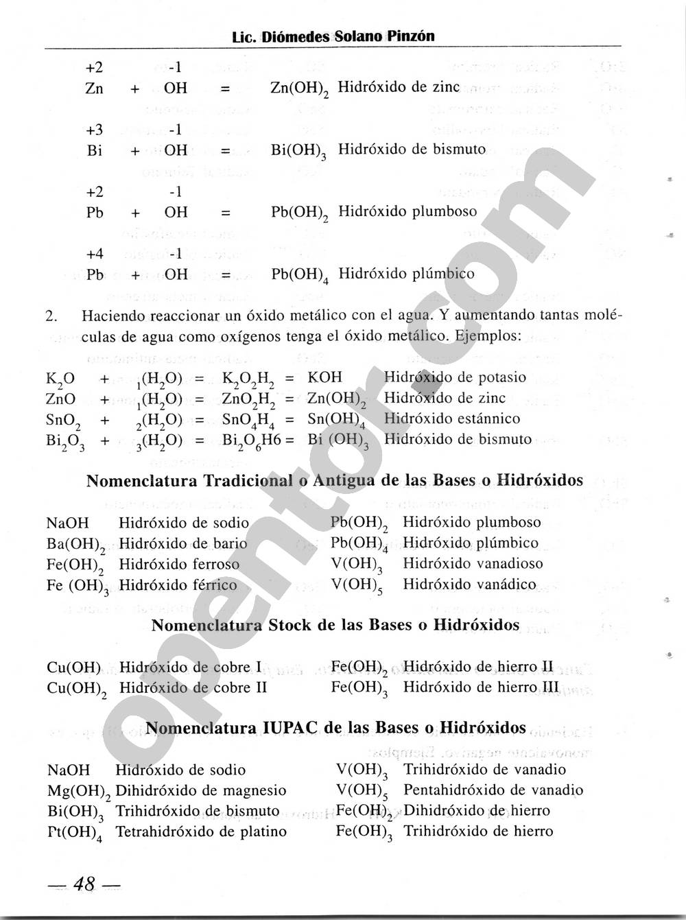 Química Simplificada de Diómedes Solano - Página 48