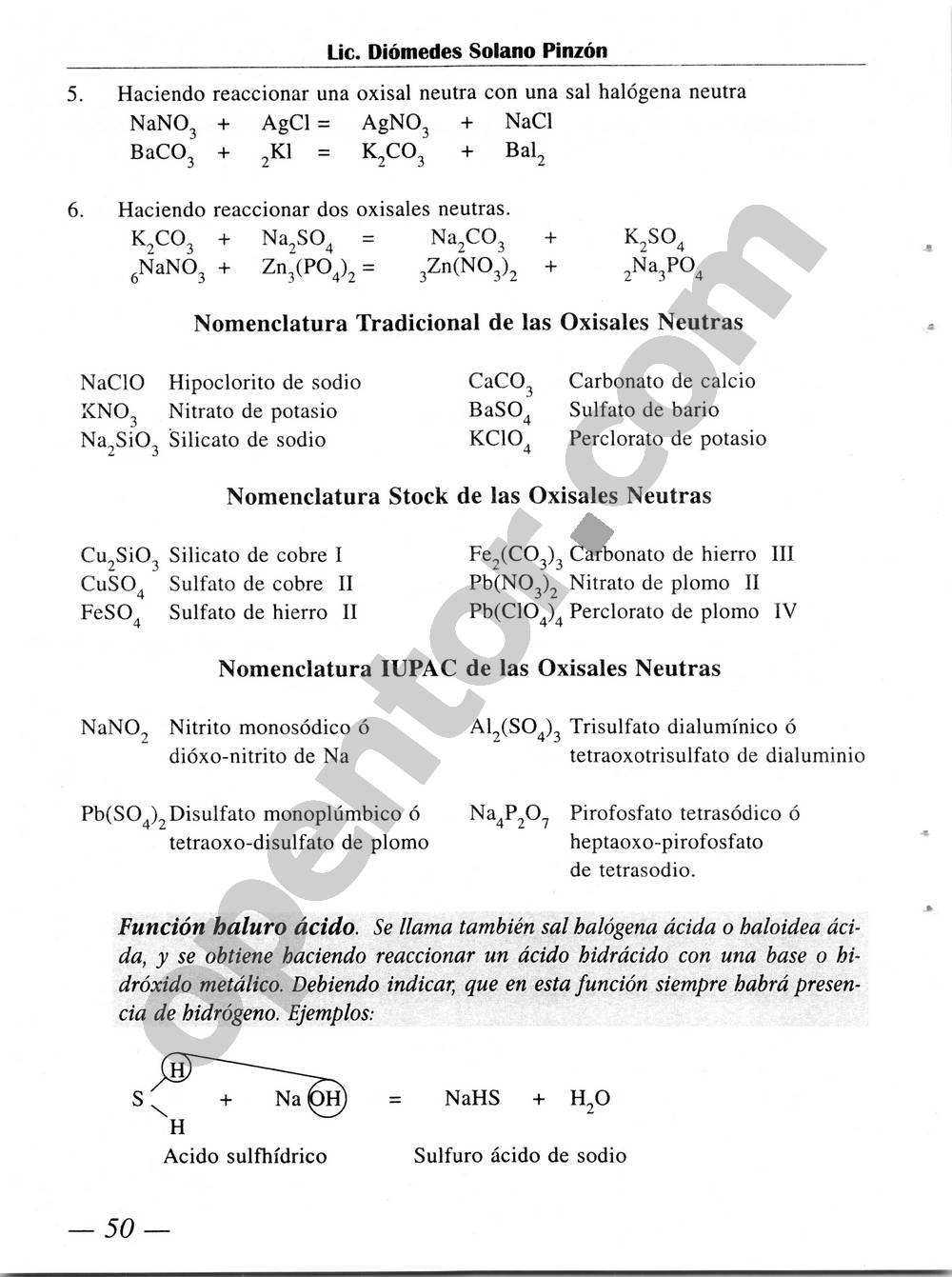 Química Simplificada de Diómedes Solano - Página 50