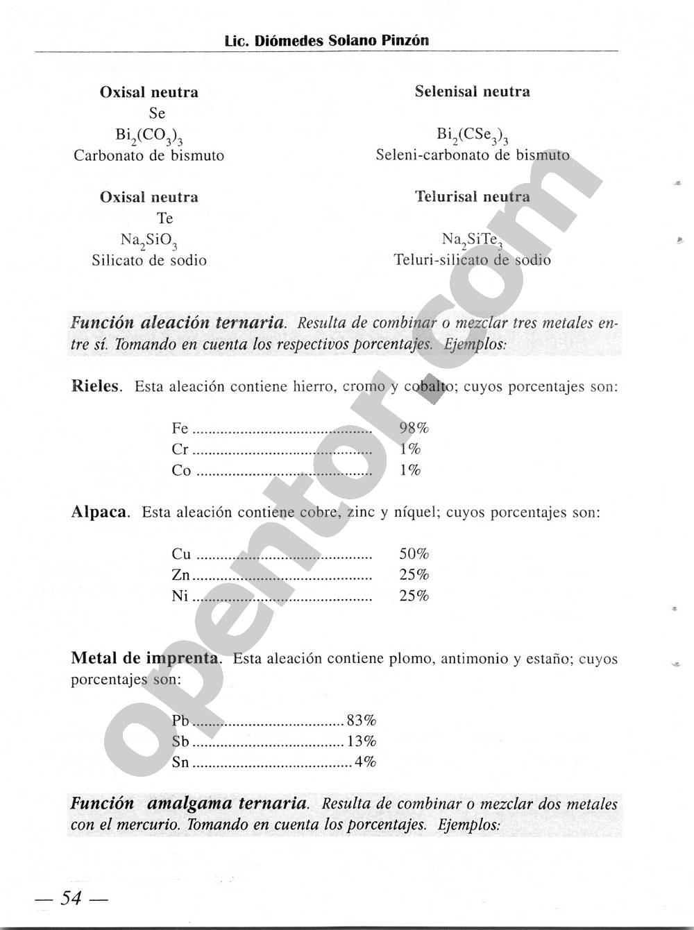 Química Simplificada de Diómedes Solano - Página 54