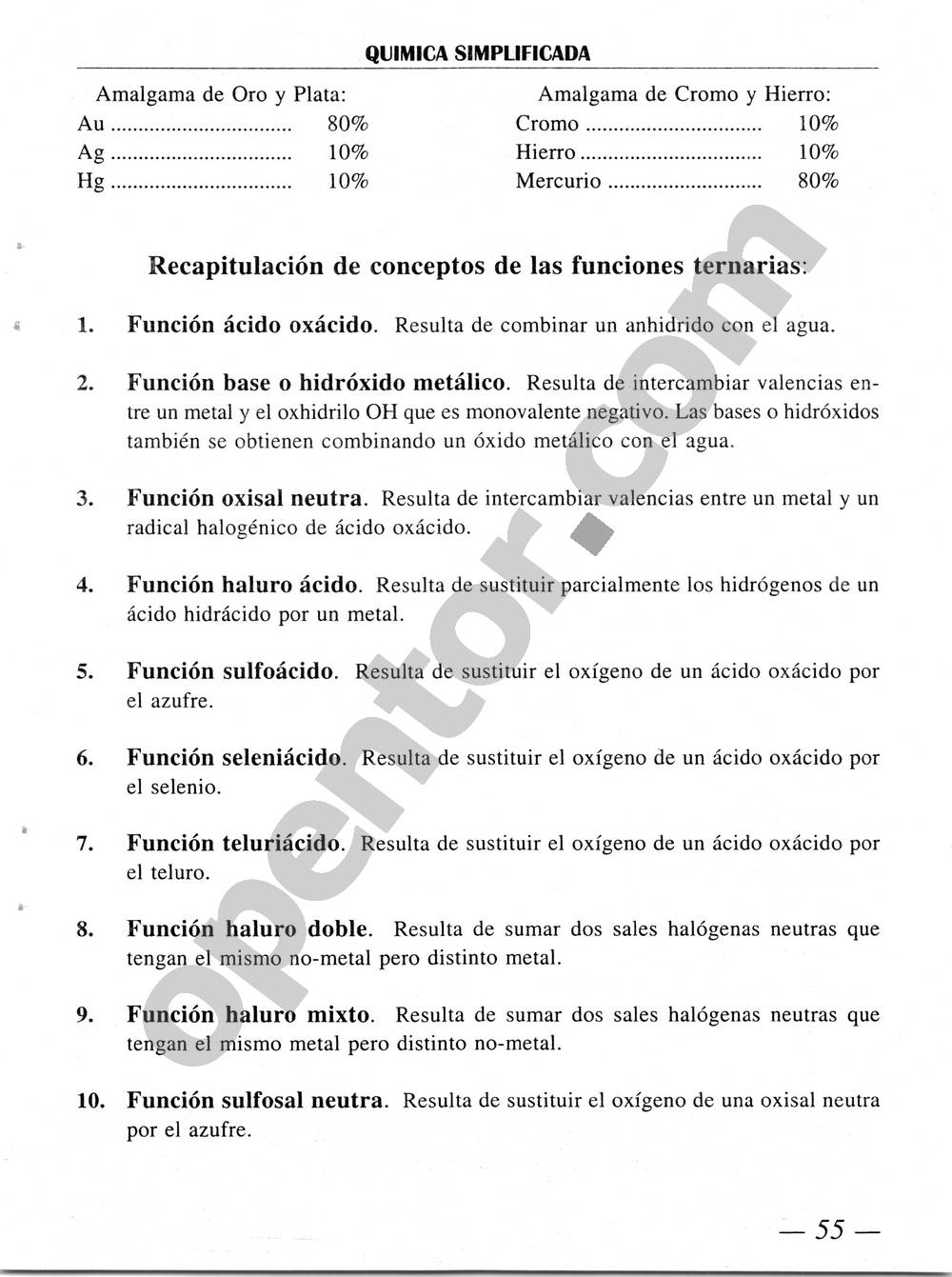 Química Simplificada de Diómedes Solano - Página 55