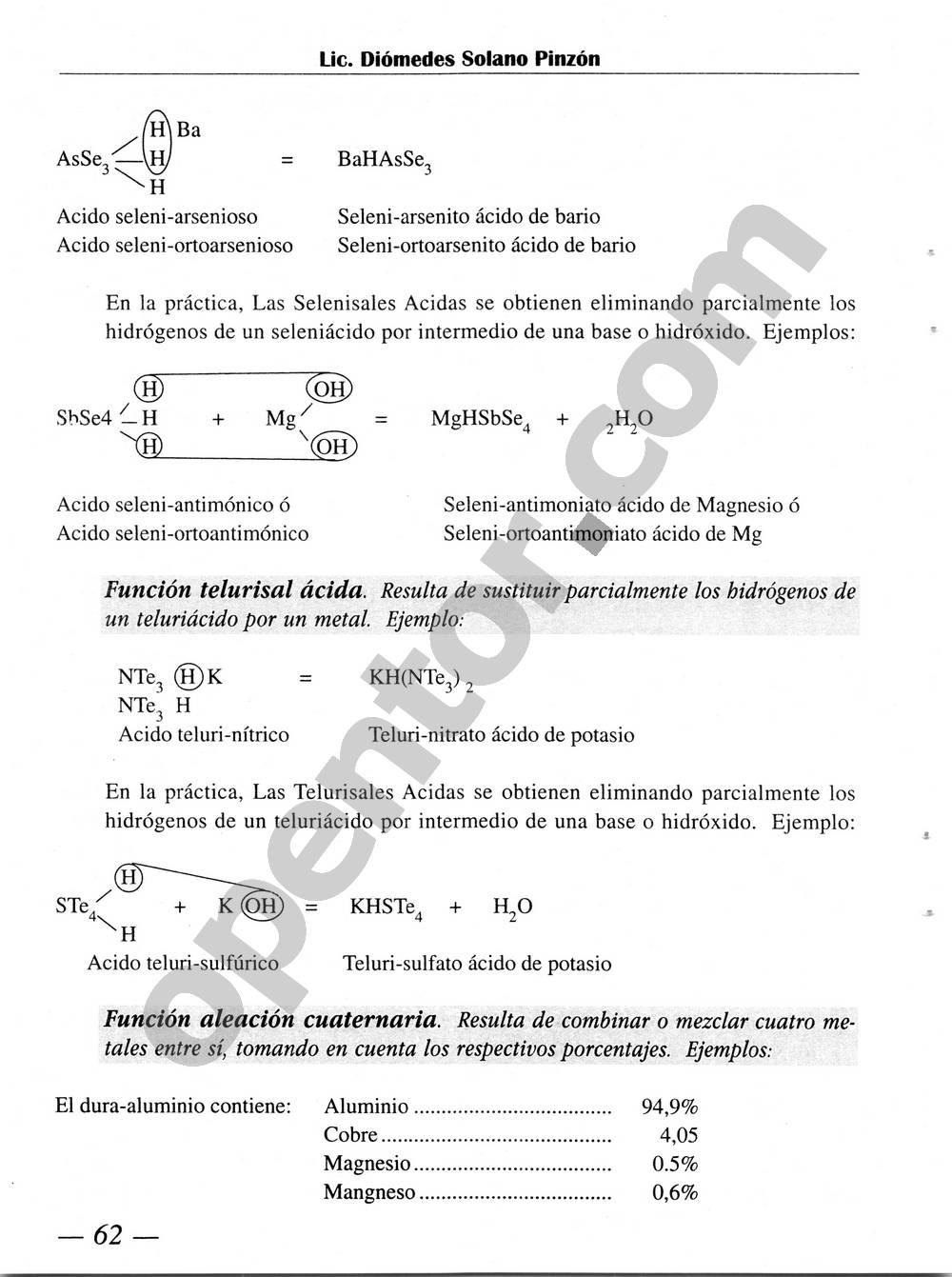 Química Simplificada de Diómedes Solano - Página 62