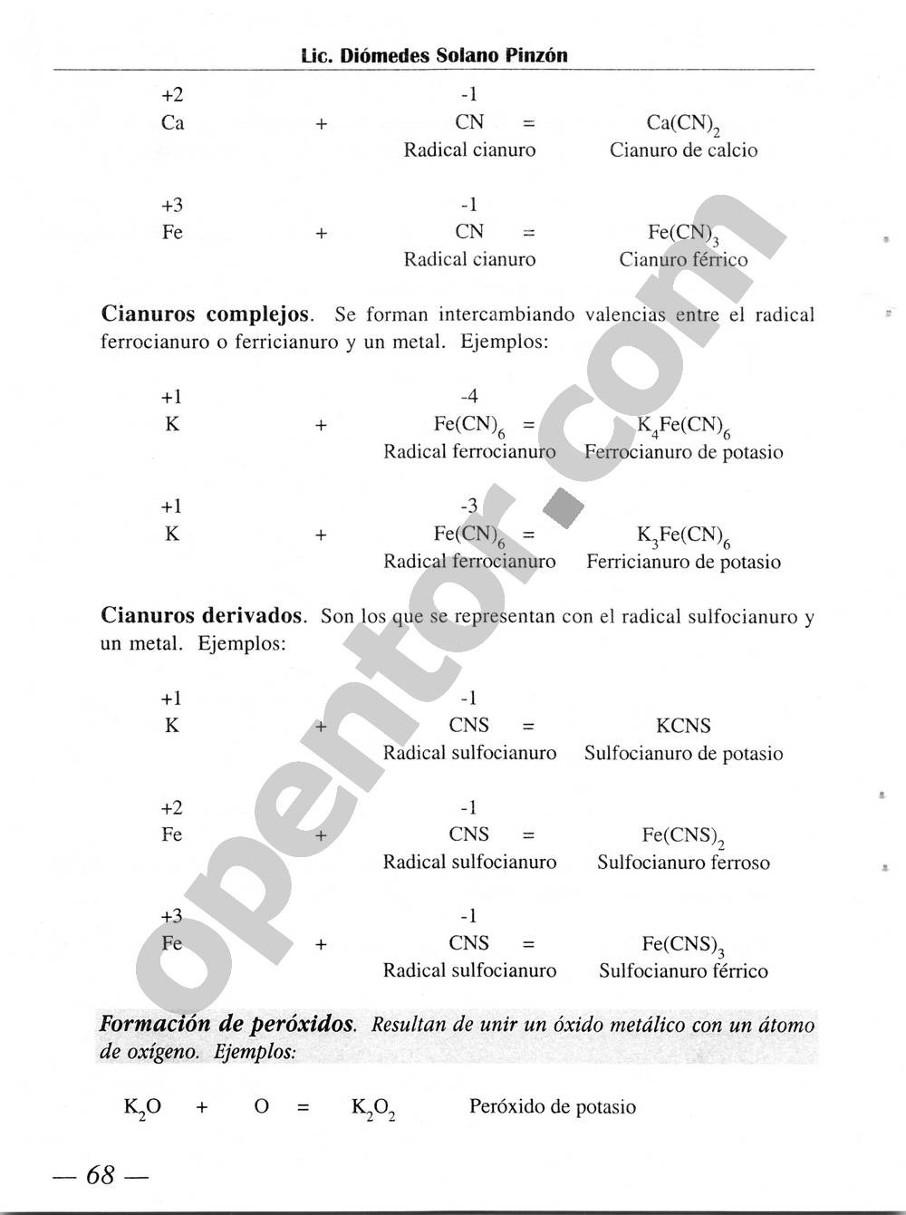 Química Simplificada de Diómedes Solano - Página 68