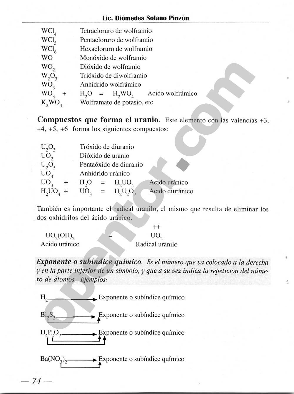 Química Simplificada de Diómedes Solano - Página 74