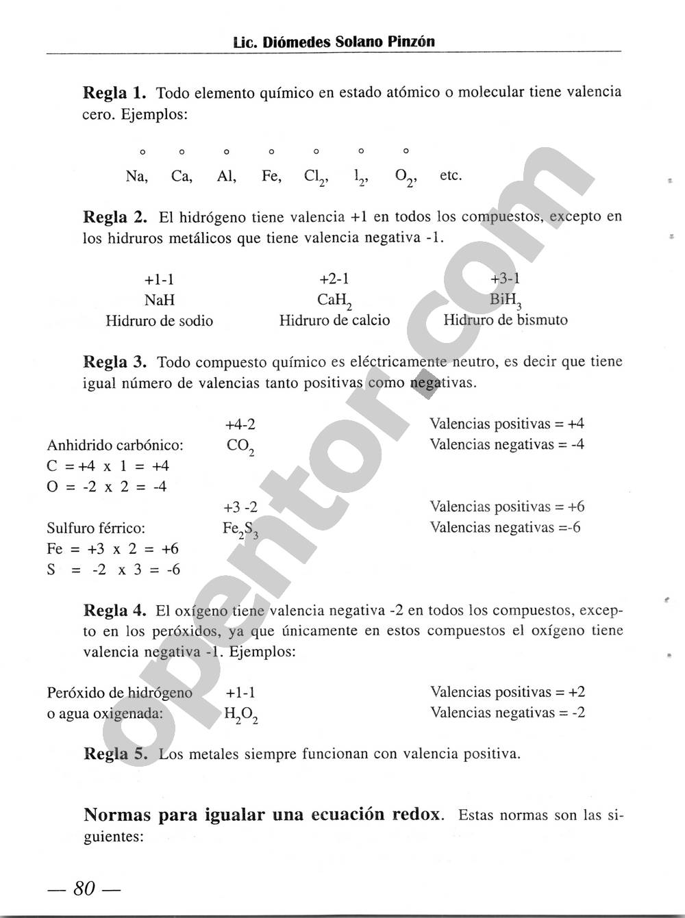 Química Simplificada de Diómedes Solano - Página 80
