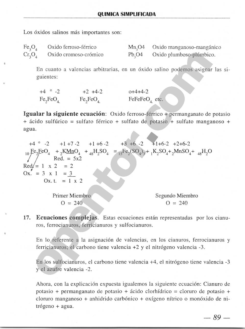 Química Simplificada de Diómedes Solano - Página 89