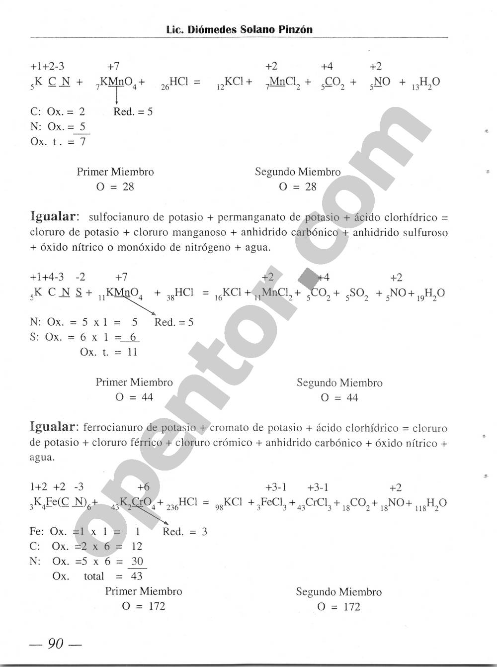 Química Simplificada de Diómedes Solano - Página 90