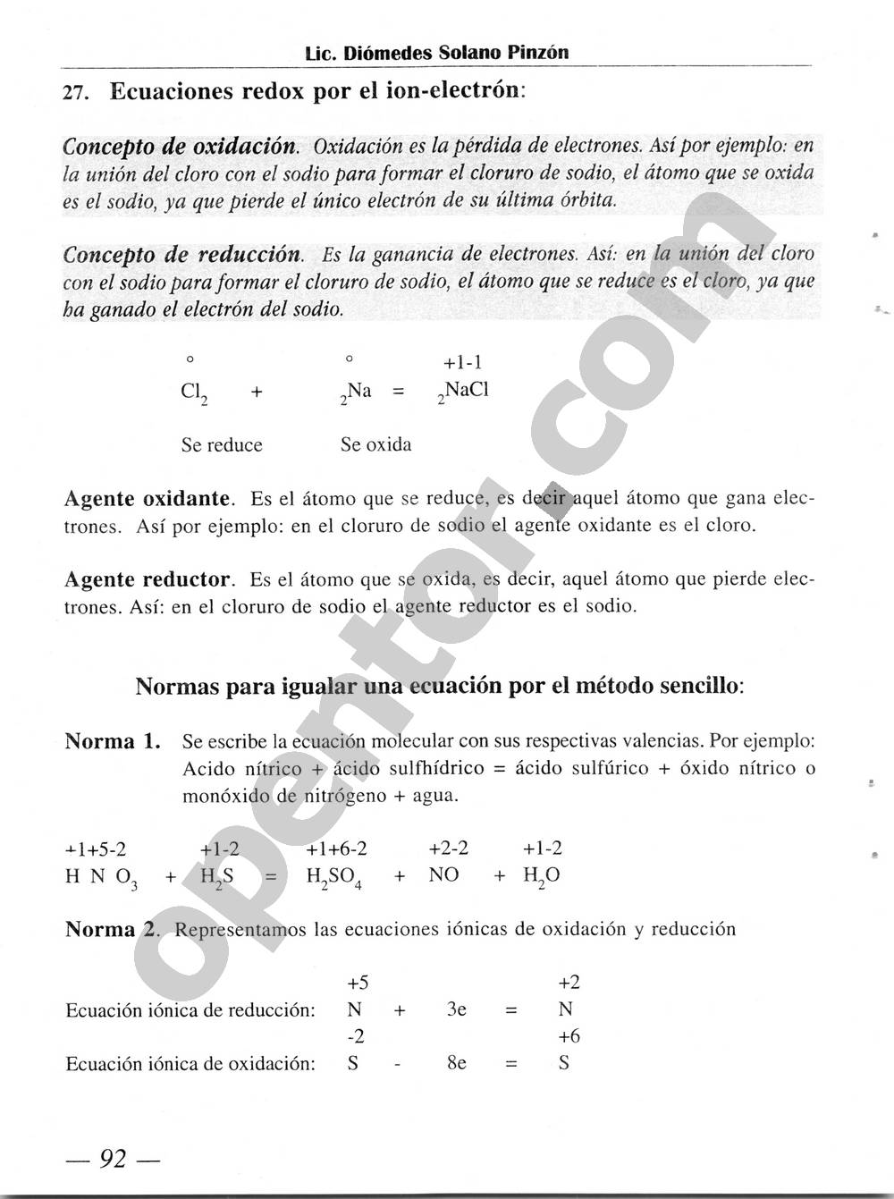 Química Simplificada de Diómedes Solano - Página 92