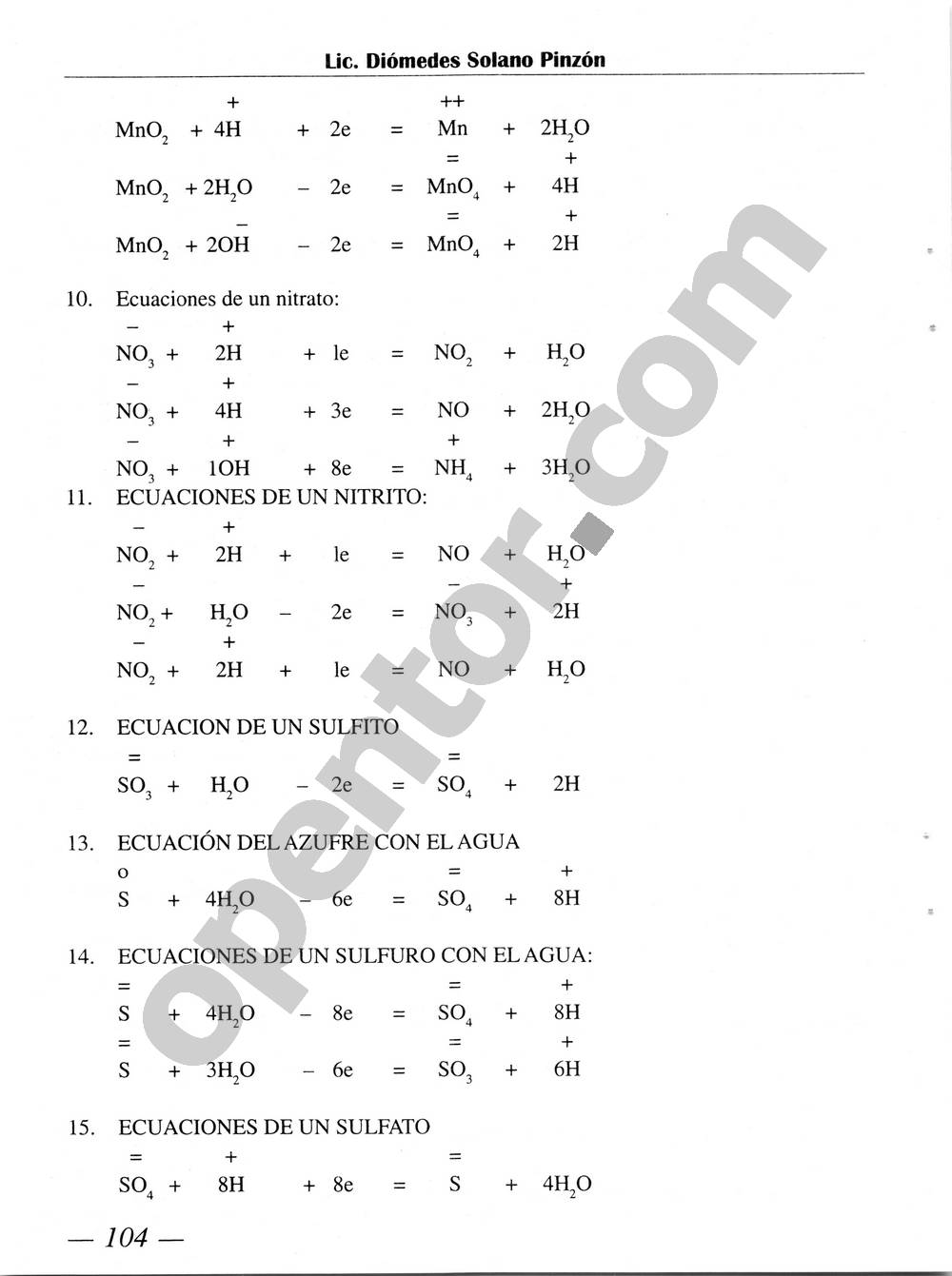 Química Simplificada de Diómedes Solano - Página 104