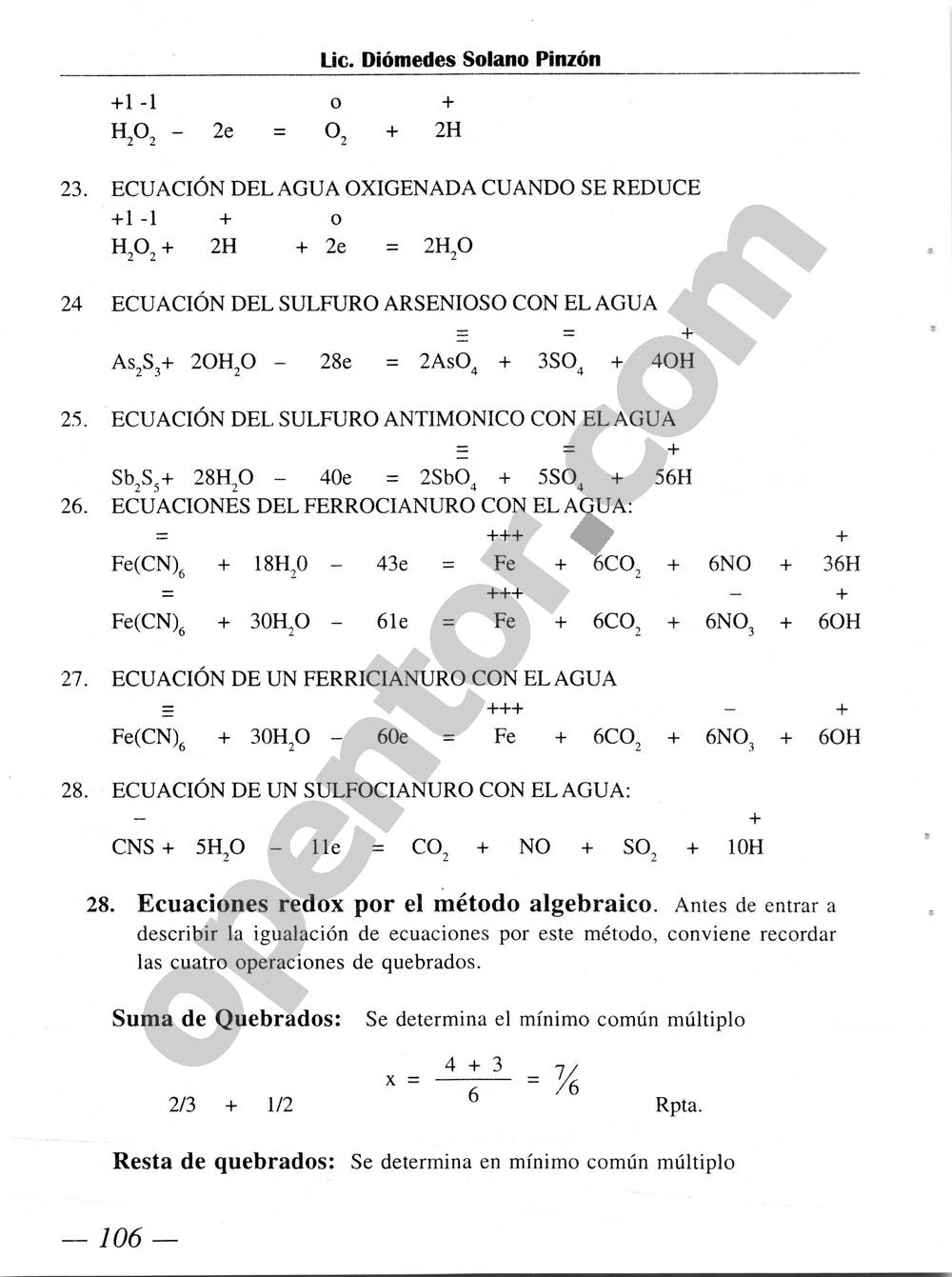 Química Simplificada de Diómedes Solano - Página 106