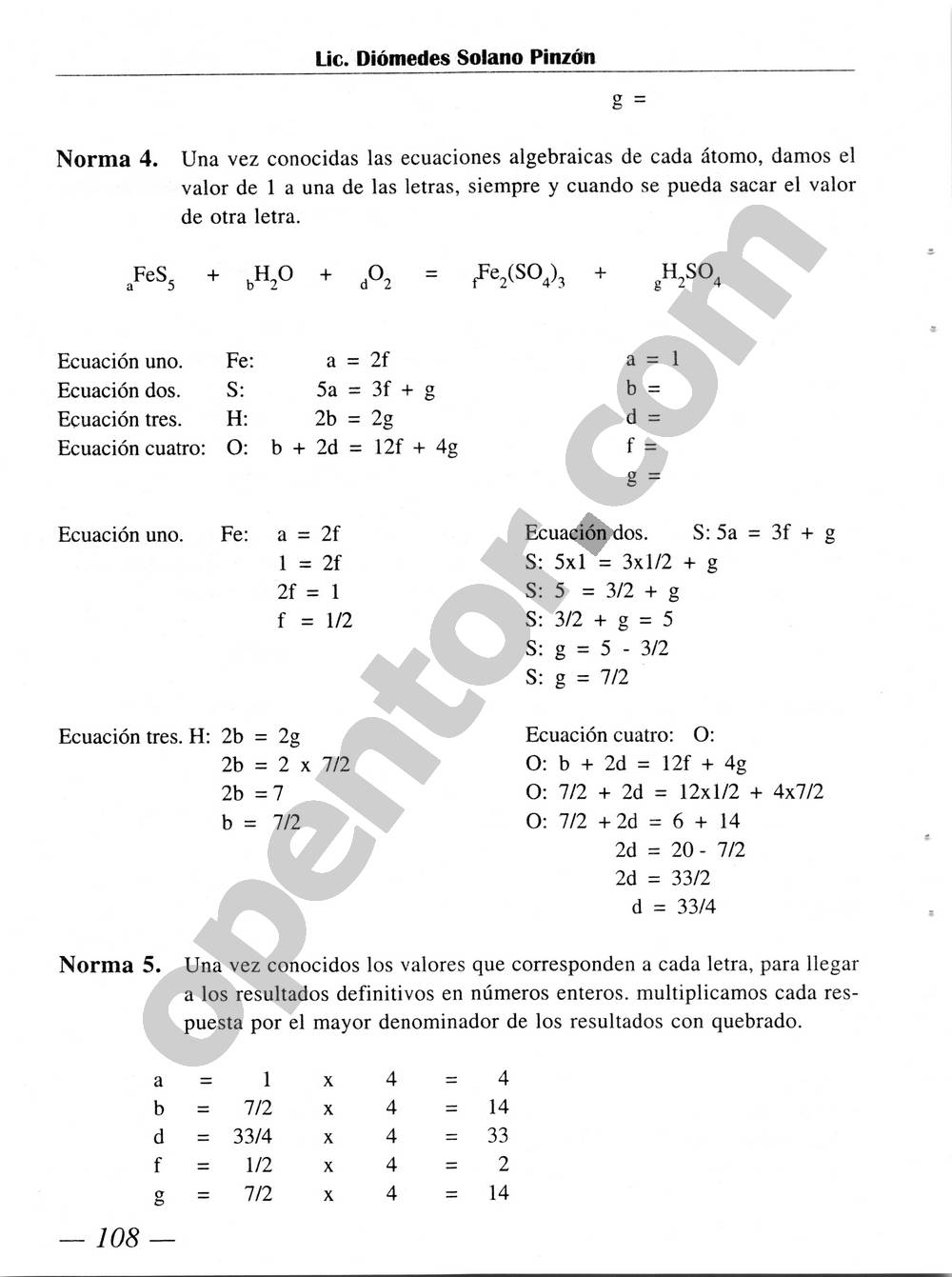 Química Simplificada de Diómedes Solano - Página 108