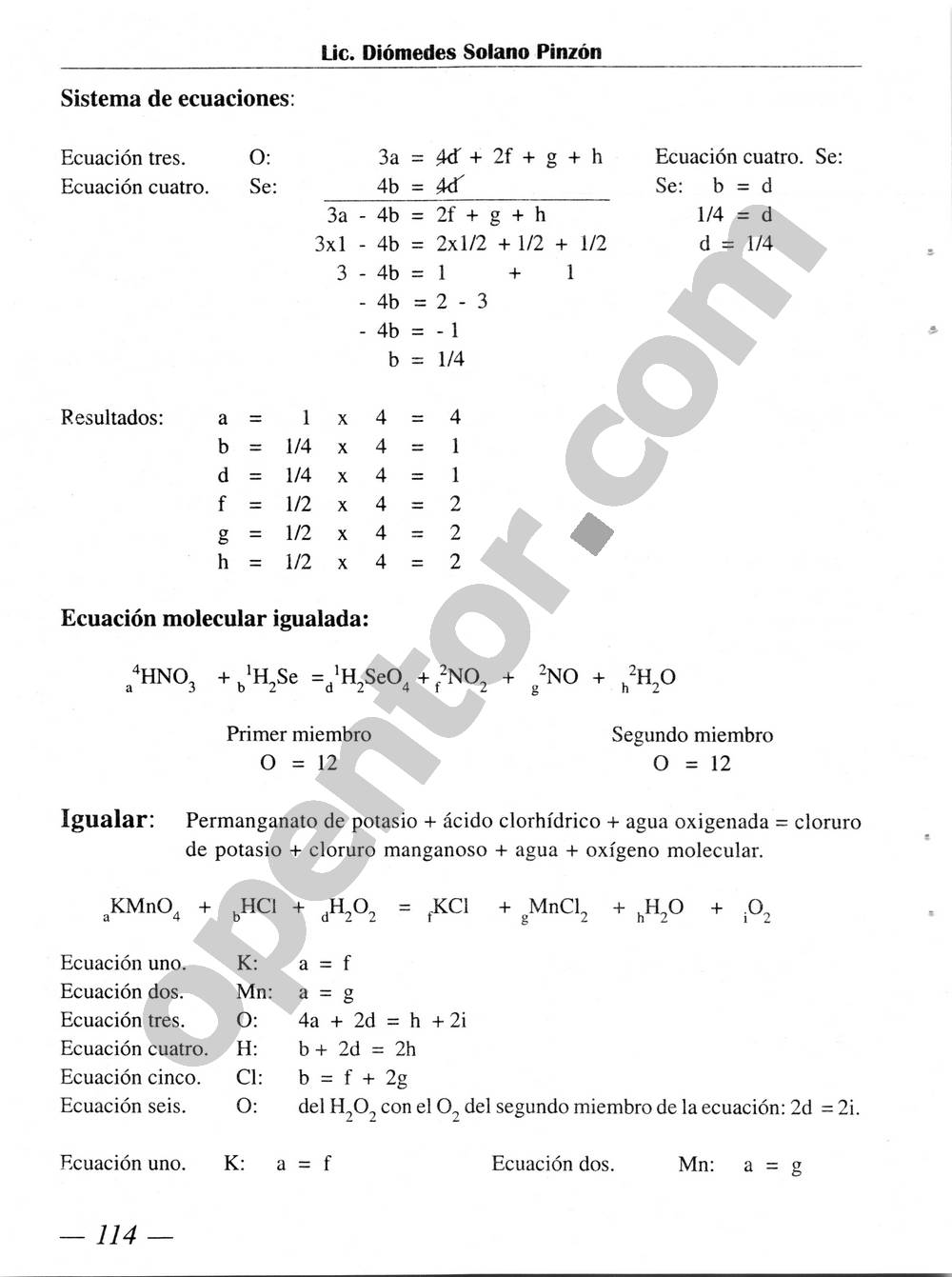 Química Simplificada de Diómedes Solano - Página 114