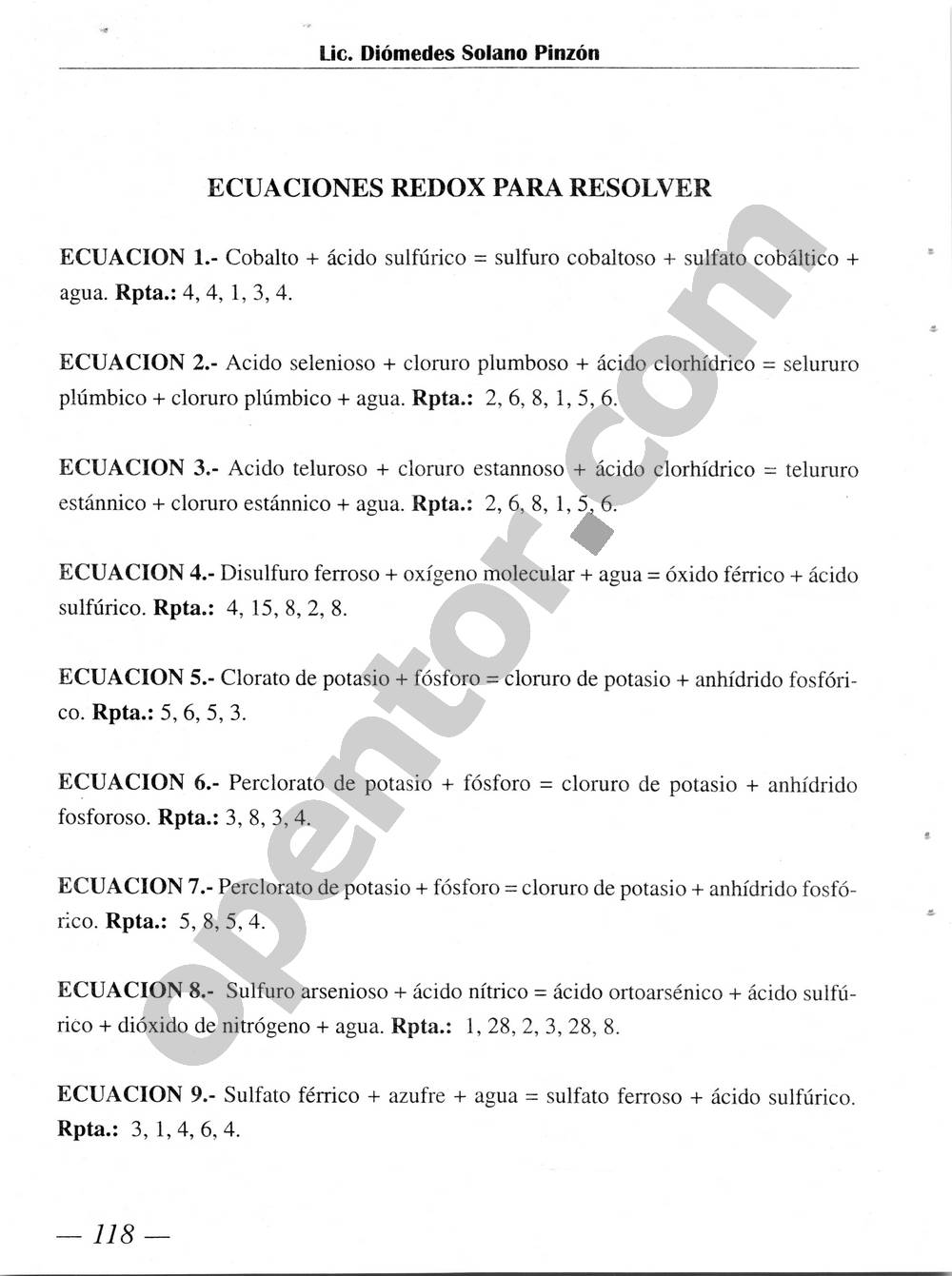 Química Simplificada de Diómedes Solano - Página 118