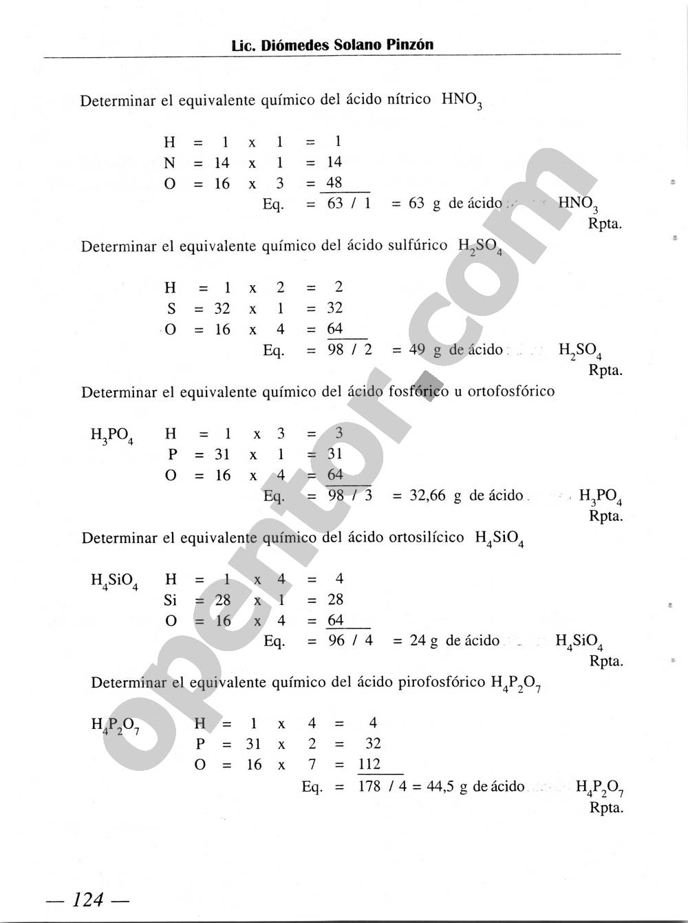 Química Simplificada de Diómedes Solano - Página 124