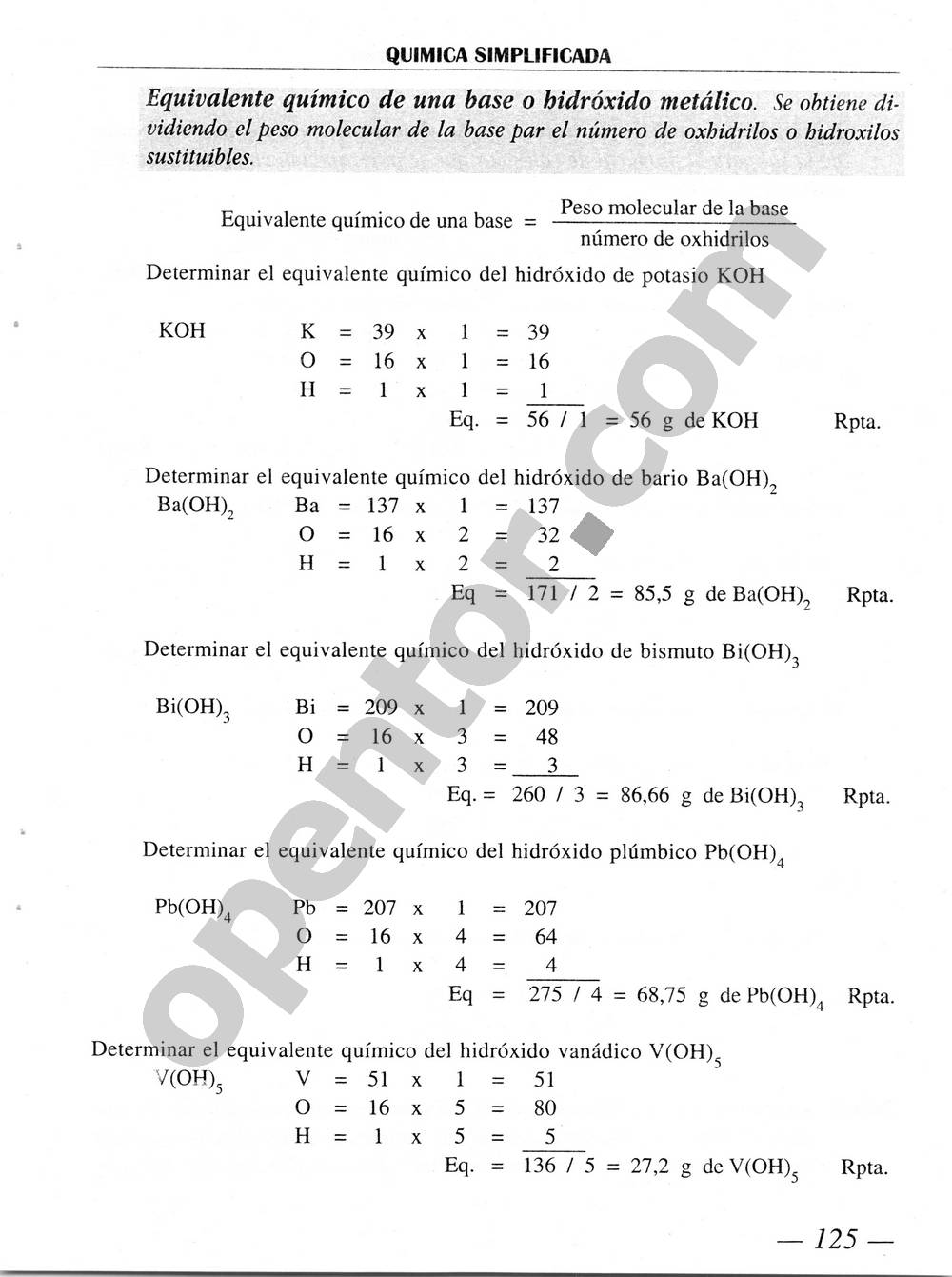 Química Simplificada de Diómedes Solano - Página 125