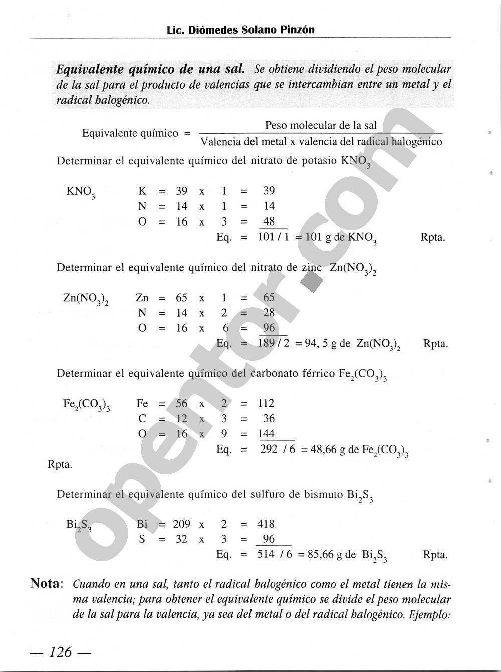 Química Simplificada de Diómedes Solano - Página 126