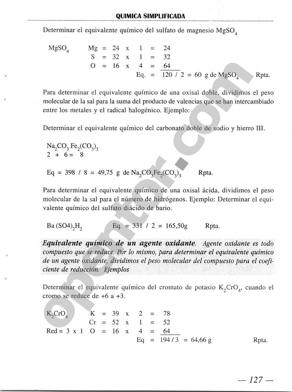 Química Simplificada de Diómedes Solano - Página 127