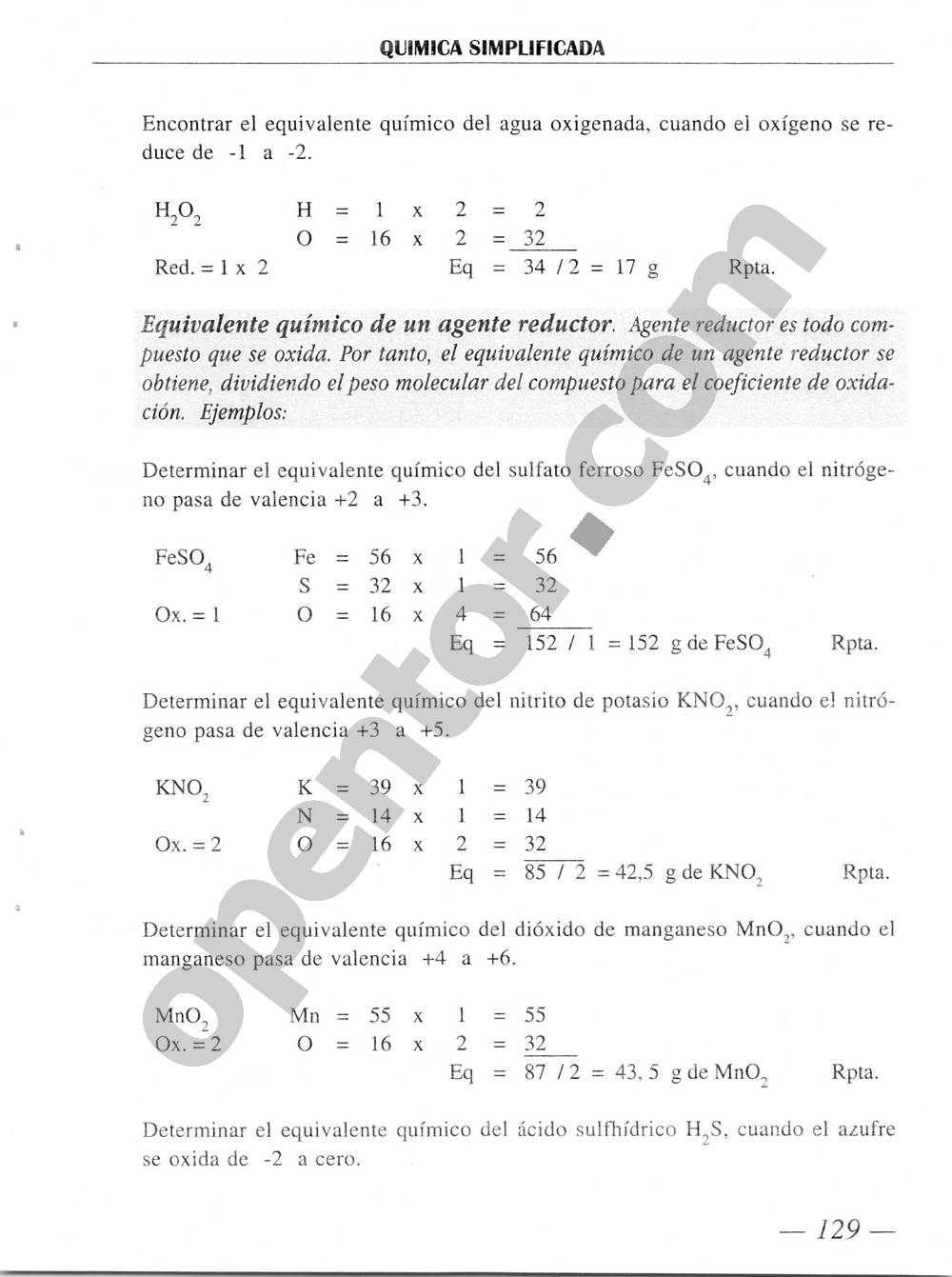 Química Simplificada de Diómedes Solano - Página 129