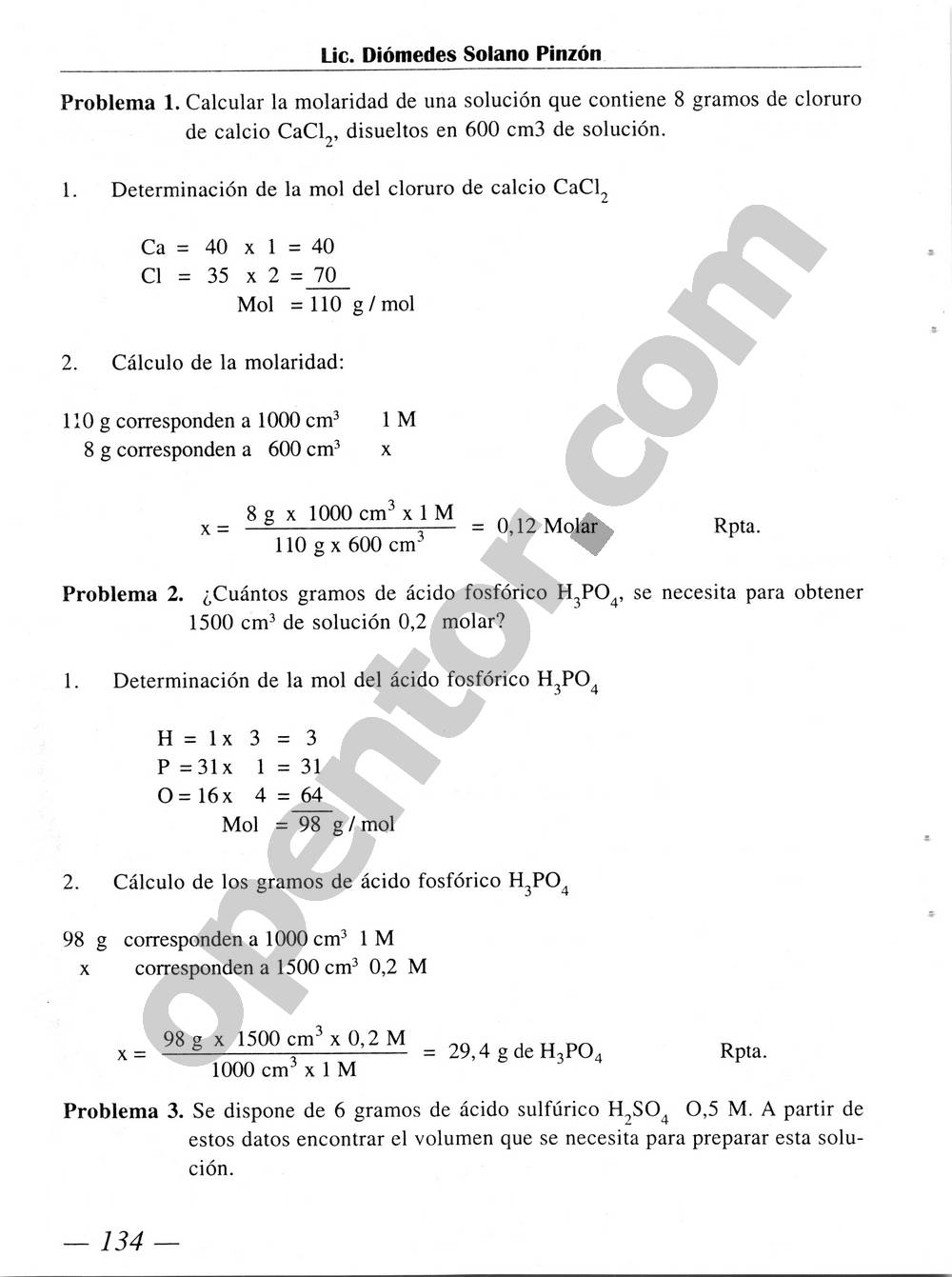 Química Simplificada de Diómedes Solano - Página 134