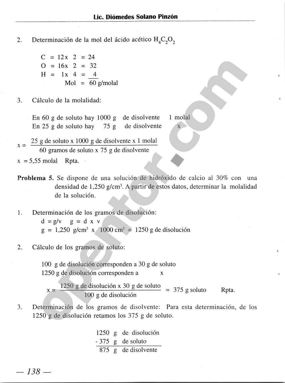 Química Simplificada de Diómedes Solano - Página 138