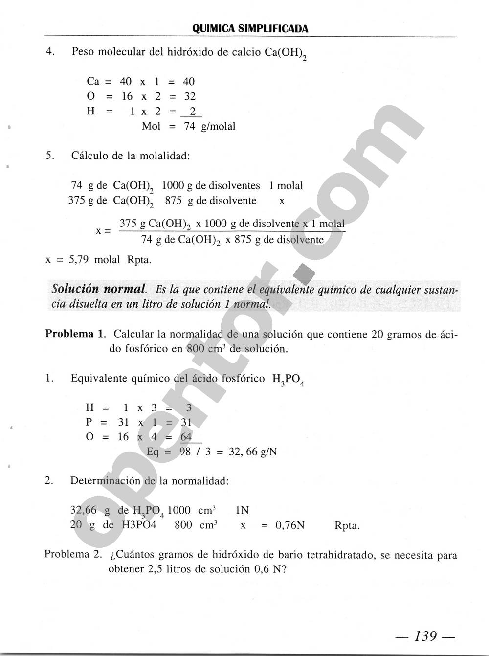 Química Simplificada de Diómedes Solano - Página 139