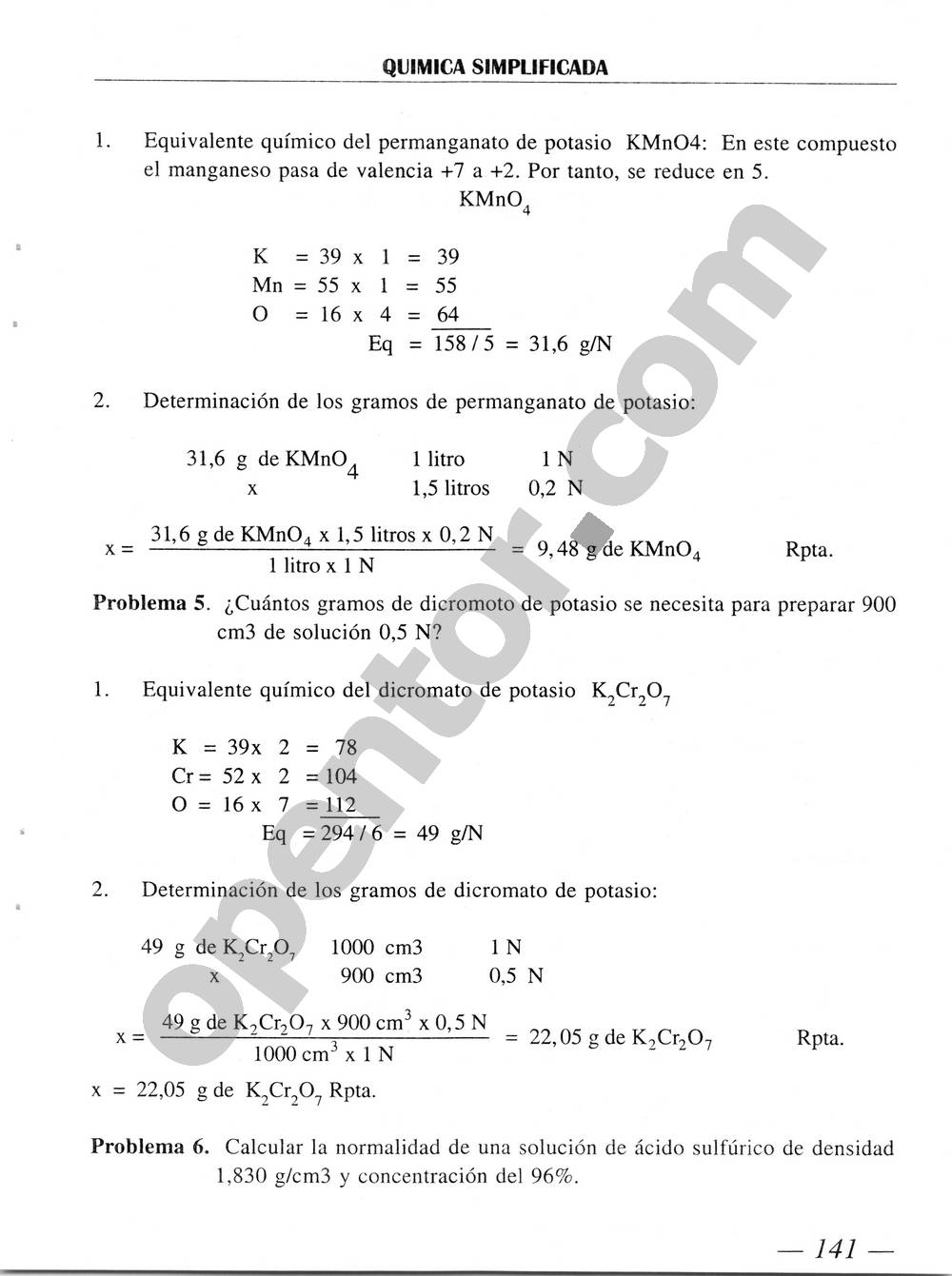 Química Simplificada de Diómedes Solano - Página 141