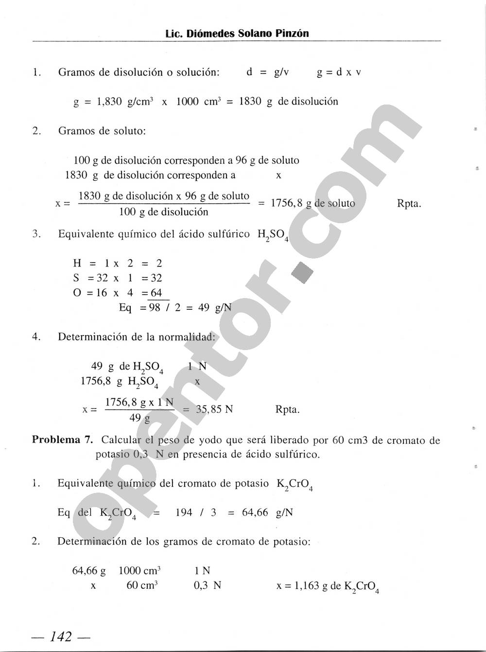 Química Simplificada de Diómedes Solano - Página 142