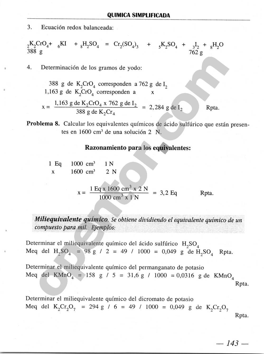 Química Simplificada de Diómedes Solano - Página 143