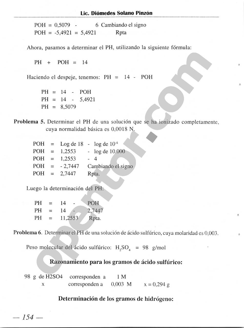 Química Simplificada de Diómedes Solano - Página 154