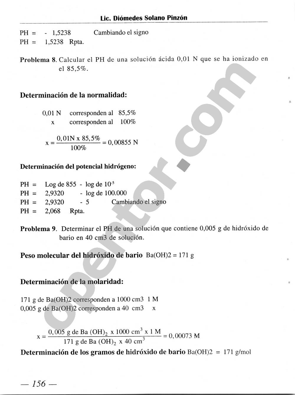 Química Simplificada de Diómedes Solano - Página 156