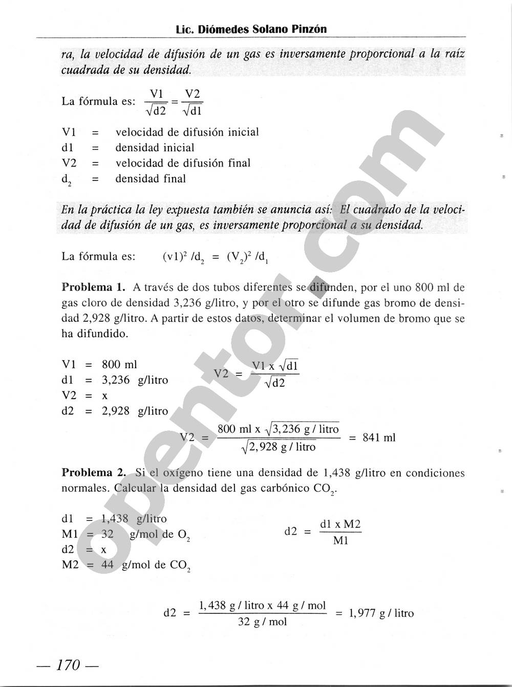 Química Simplificada de Diómedes Solano - Página 170