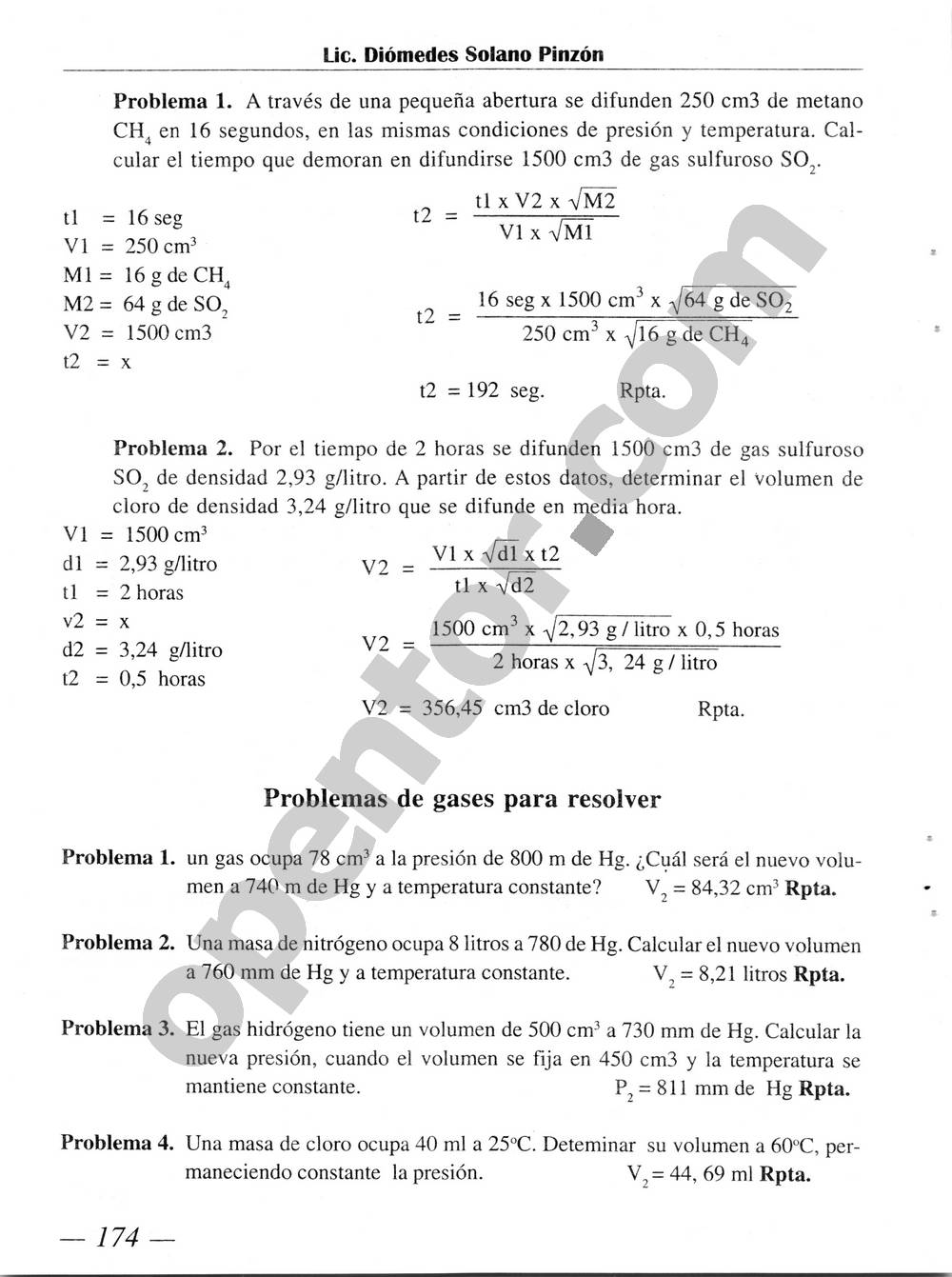 Química Simplificada de Diómedes Solano - Página 174