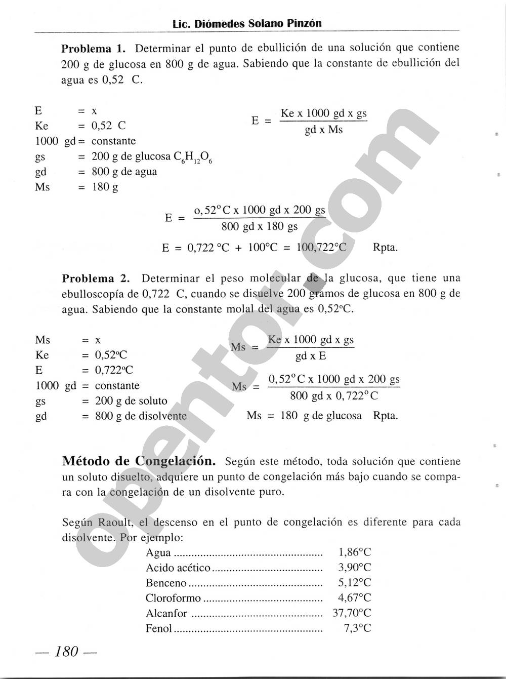 Química Simplificada de Diómedes Solano - Página 180